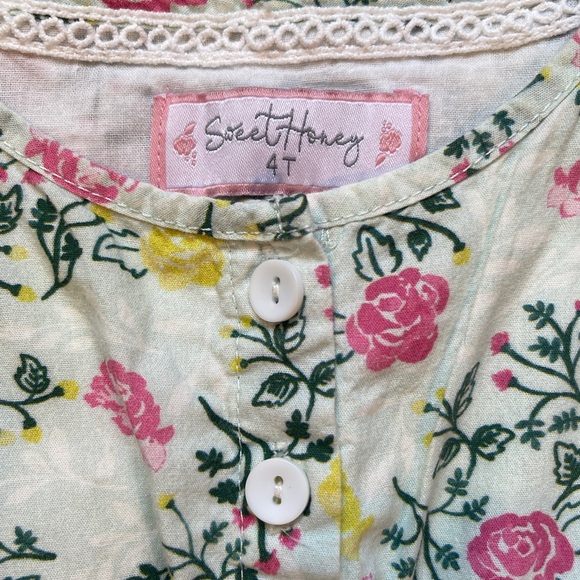 SweetHoney Floral Romper - Picture 3 of 11